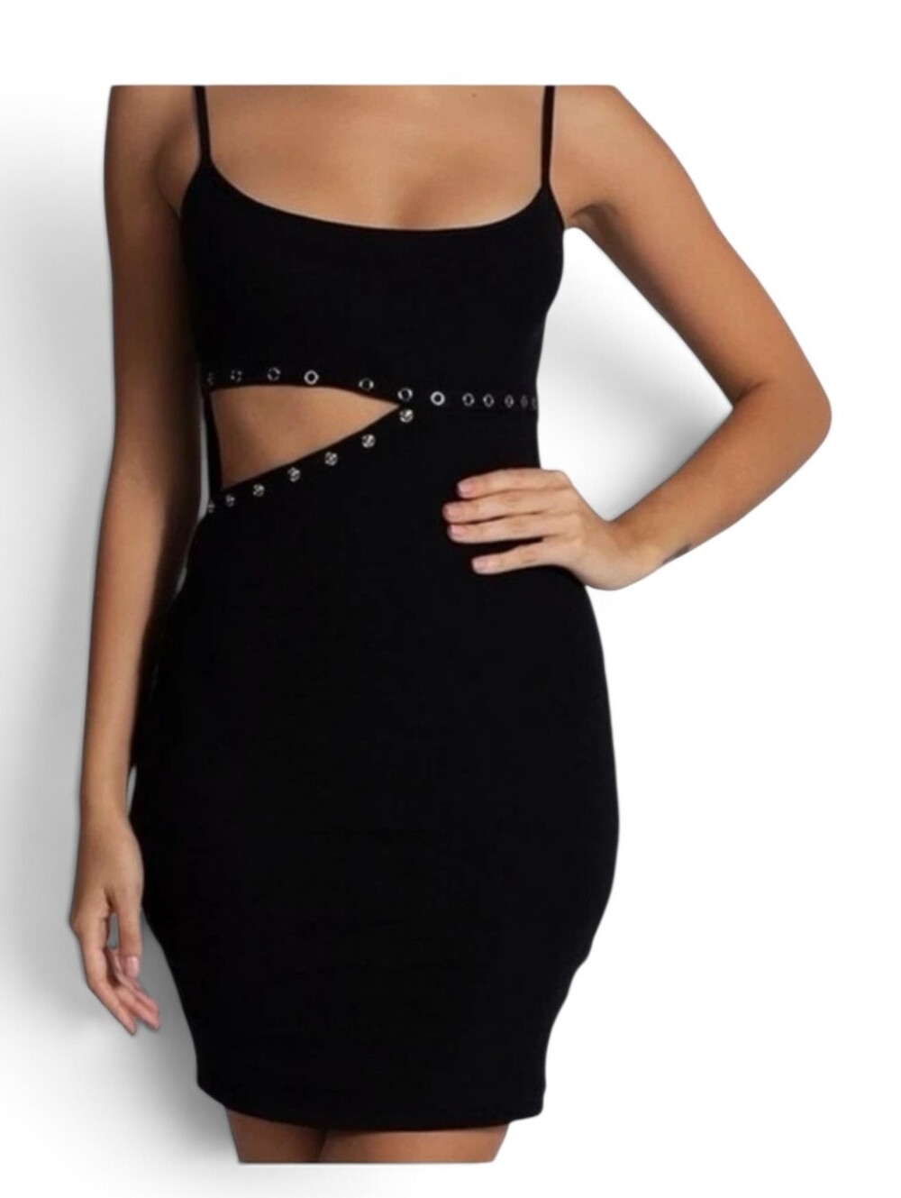 REVOLVE Superdown Kelly Cut Out Dress in Black Womens Size Small - Picture 1 of 8